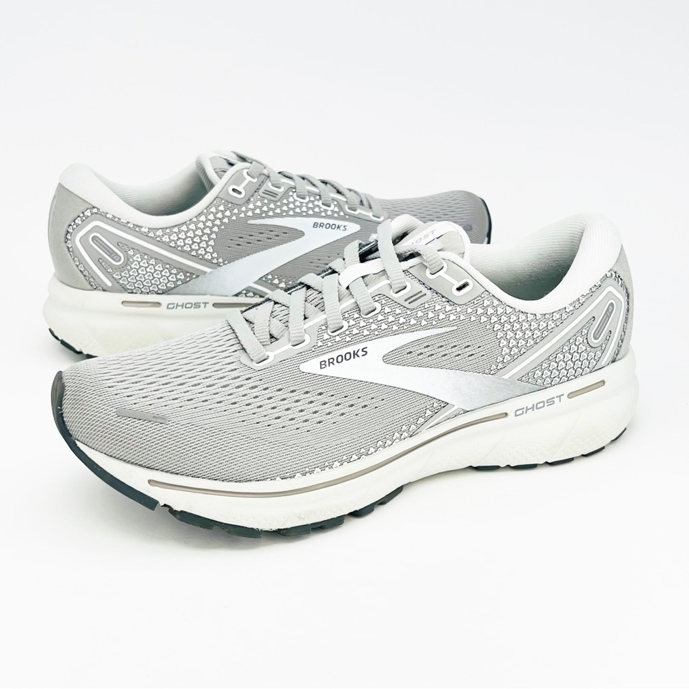 Brooks Sneakers Ghost 14 Women’s Road Running Shoes Size 7.5 Gray Grey EUC